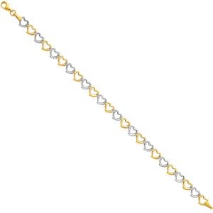 14K 2T Light Fancy Hollow Bracelet S3