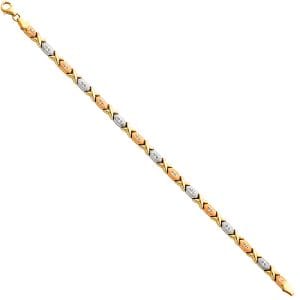 14K 3C Light Stampato Bracelet S5