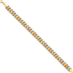 14K 3C Light Stampato Bracelet S11