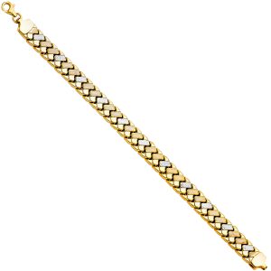 14K 2T Stampato Bracelet  S4