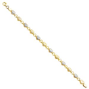 14K 2T Stampato Bracelet  S1