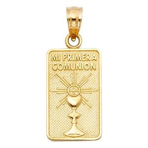 14KY Mi Primera Communion Pendant