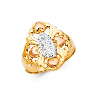 14K 3C Guadalupe Ring S7