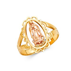 14K 2T Guadalupe Ring