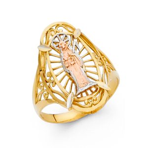 14K 3C Fancy Ring S1