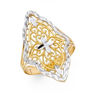 14K 2T Fancy Ring S3