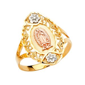 14K 3C Guadalupe Ring S4