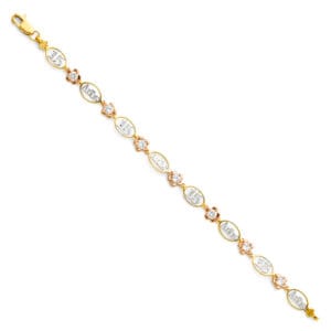 14K 3C 15 Years Bracelet  S1