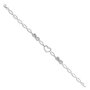 14KW CZ Bracelet  S3