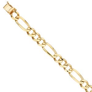 14KY Figaro Link Bracelet S3
