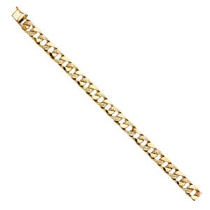 14KY Nugget Cuban Link Bracelet  S4
