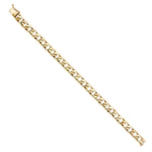 14KY Nugget Cuban Link Bracelet  S2
