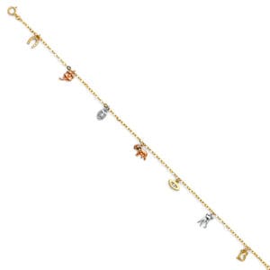 14K 3C Lucky Bracelet S1