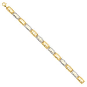14K 2T Crystal DC Bracelet S2