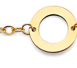 14KY Light CZ Bracelet S4