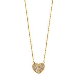 14KY Bright Heart Necklaces