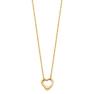 14KY Heart Shape Necklaces