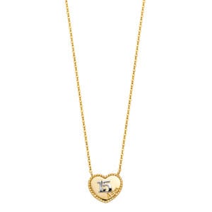 14K 2T Heart Necklaces S1