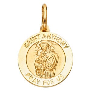 14KY St. Anthony Pendant