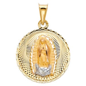 14K 2T Religious Stamp Pendant S2