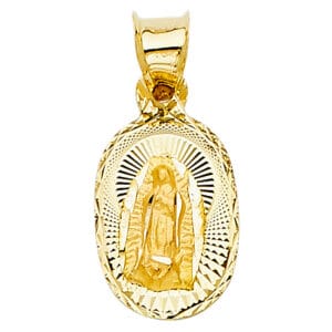 14KY Religious Stamp Pendant S4