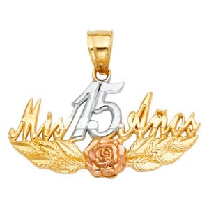 14K 3C 15 Years Pendant S4