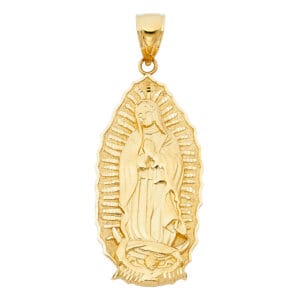 14KY Our Lady of Guadalupe Pendant S9