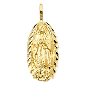 14KY Our Lady of Guadalupe Pendant S1