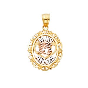 14K 3C 15 Years Pendant S5