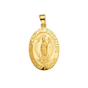 14KY Our Lady of Guadalupe Pendant S12