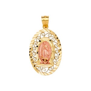 14K 3C Guadalupe Pendant S11