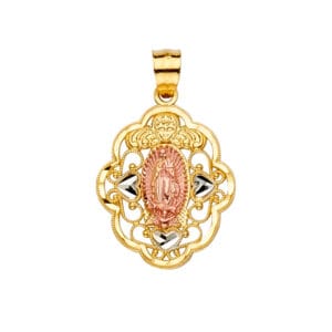 14K 3C Guadalupe Pendant S8
