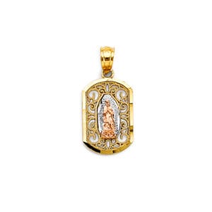 14K 3C Guadalupe Pendant S1