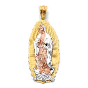 14K 3C Guadalupe Pendant S18