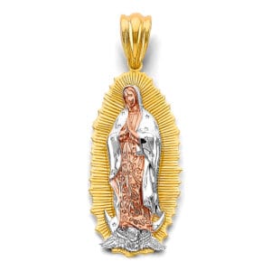 14K 3C Guadalupe Pendant S17