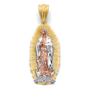 14K 3C Guadalupe Pendant S16