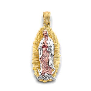 14K 3C Guadalupe Pendant S13