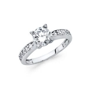 14KW CZ Engagement Ring S16