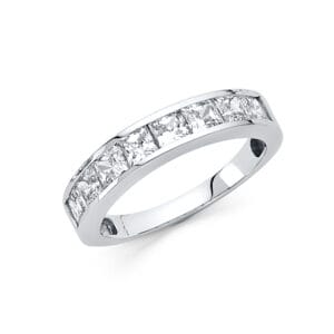 14KW CZ Wedding Band S4